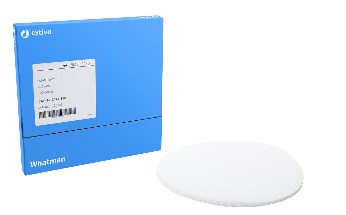 Whatman™ Quantitative Filter Papers, Ashless, Grade 44 1444-240 - Lab filtration products - Cytiva