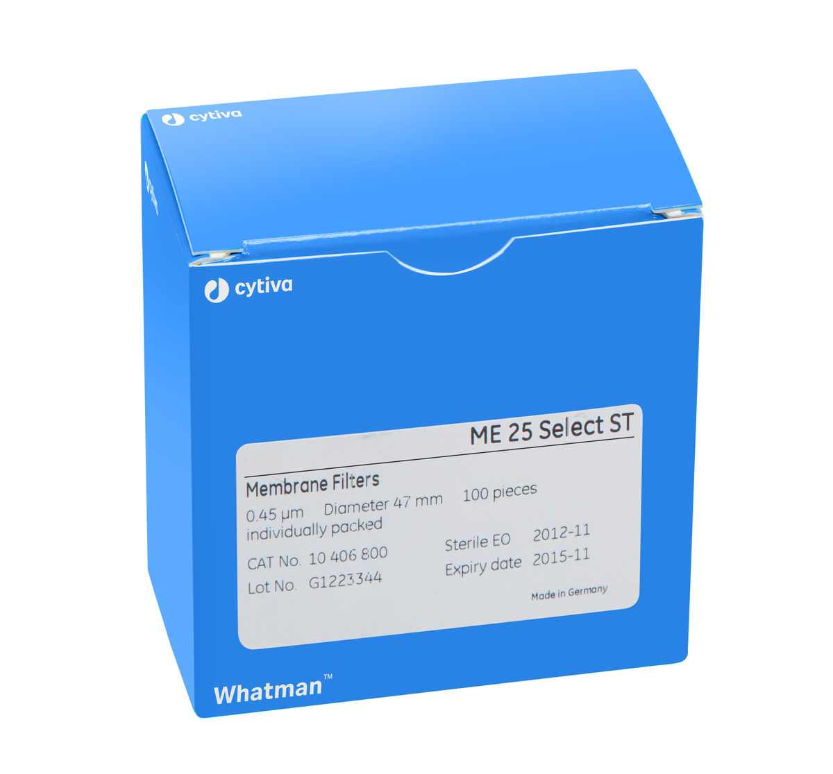 Whatman™ sterile mixed cellulose ester (MCE) membranes – 0.45 µm 7141-124 - Lab filtration products - Cytiva
