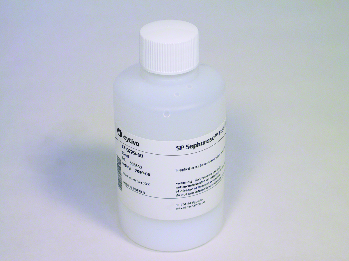 SP Sepharose™ Fast Flow cation exchange chromatography resin 17072910 - Chromatography products - Cytiva