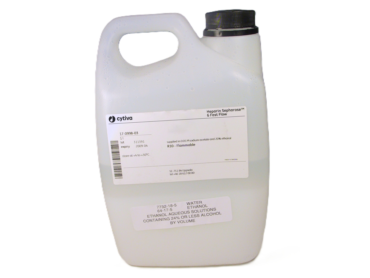 Heparin Sepharose™ 6 Fast Flow affinity resin 17099825 - Chromatography products - Cytiva