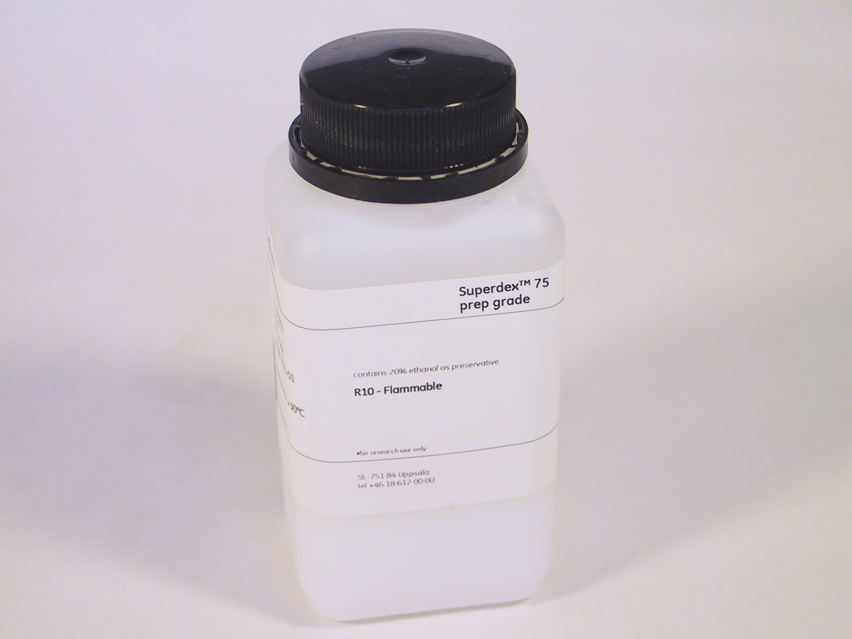 Superdex™ 75 Prep Grade size exclusion resin 17104401 - Chromatography products - Cytiva