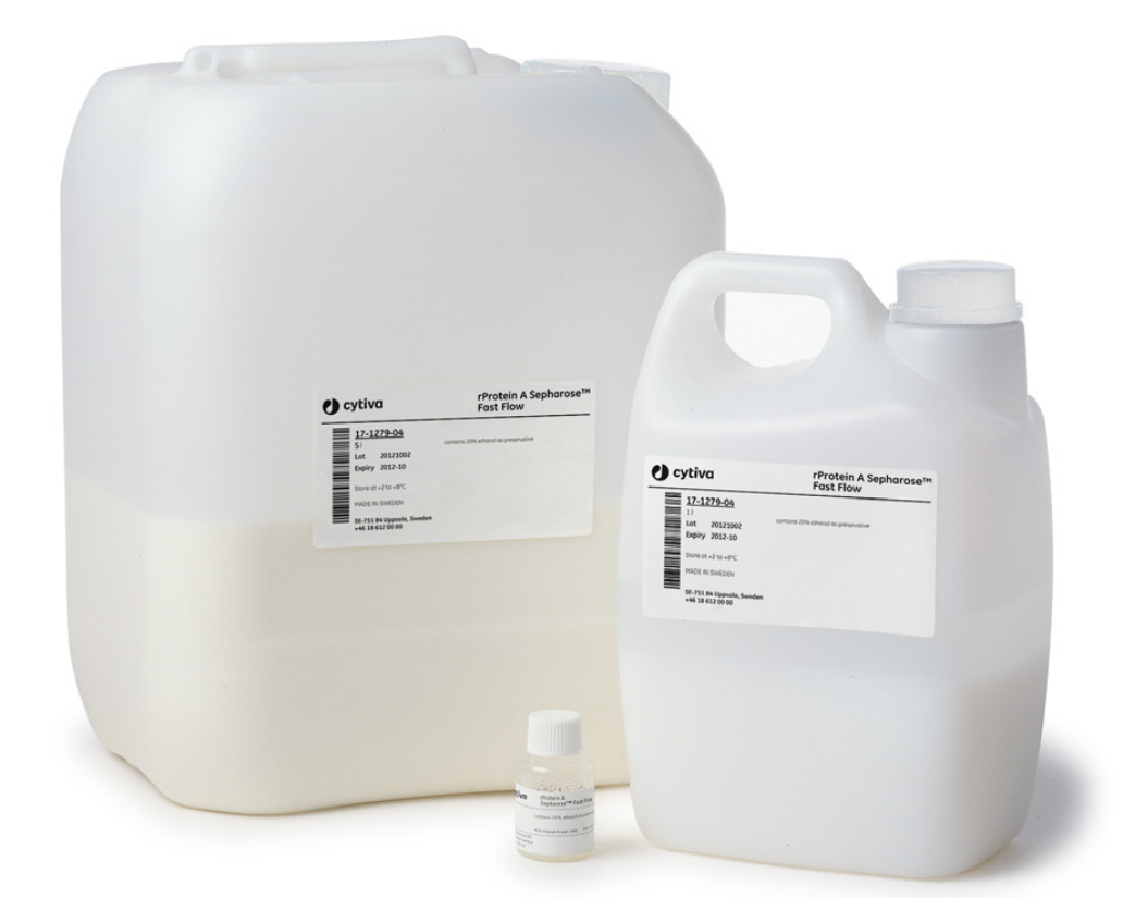 rProtein A Sepharose™ Fast Flow antibody purification resin 17127903 - Chromatography products - Cytiva