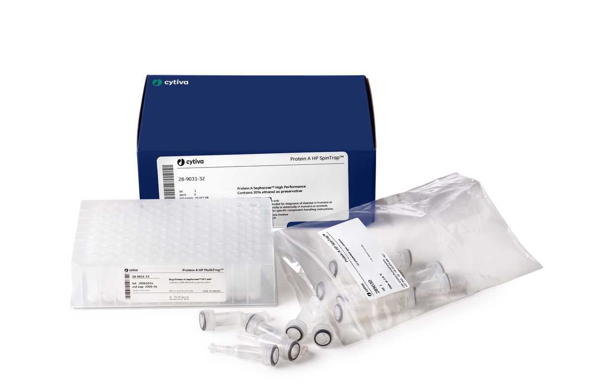 Protein A HP SpinTrap™ for small-scale antibody purification 28903132 - Chromatography products - Cytiva