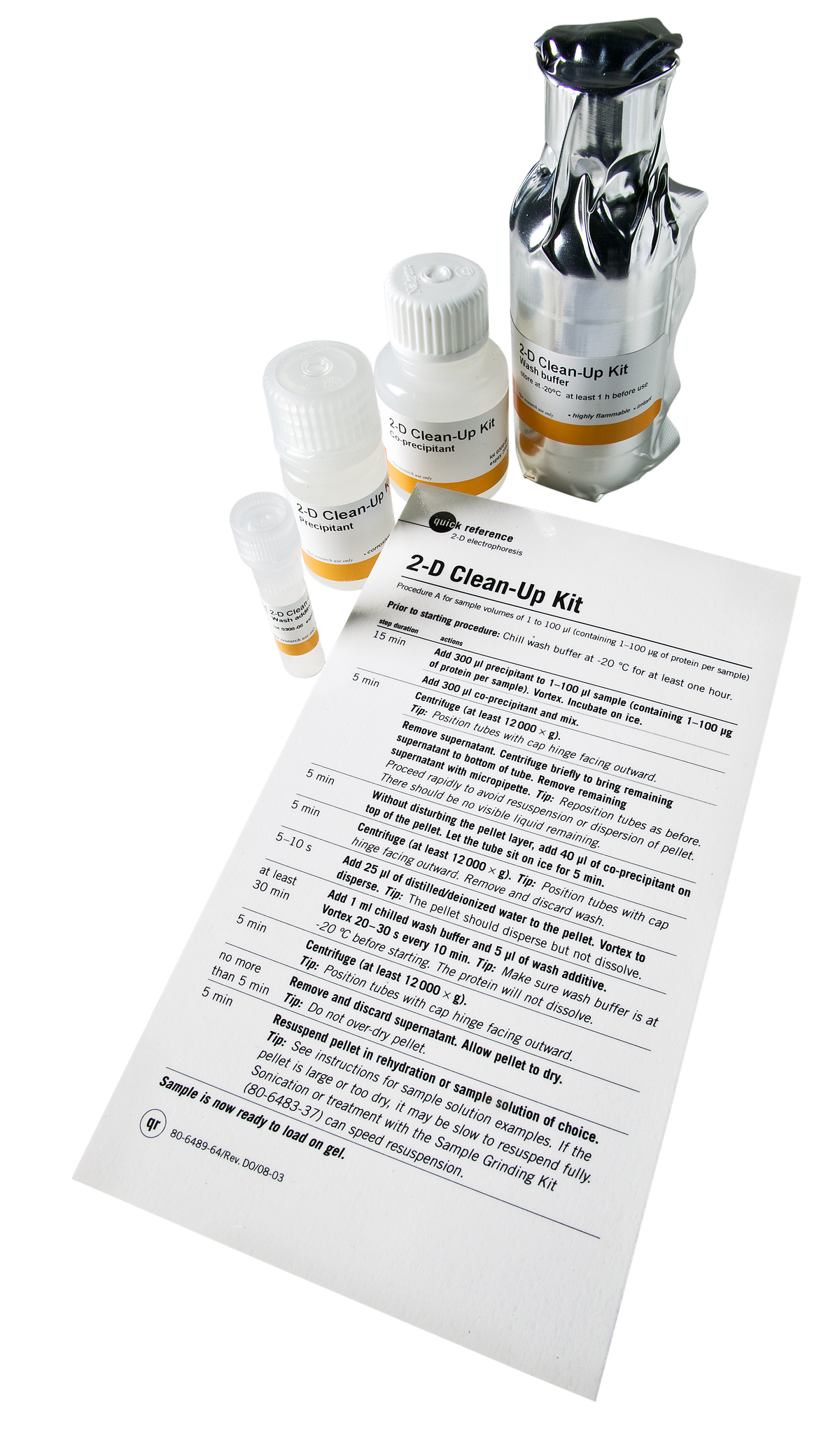2-D Clean-Up Kit 80648451 - Protein analysis equipment and supplies - Cytiva