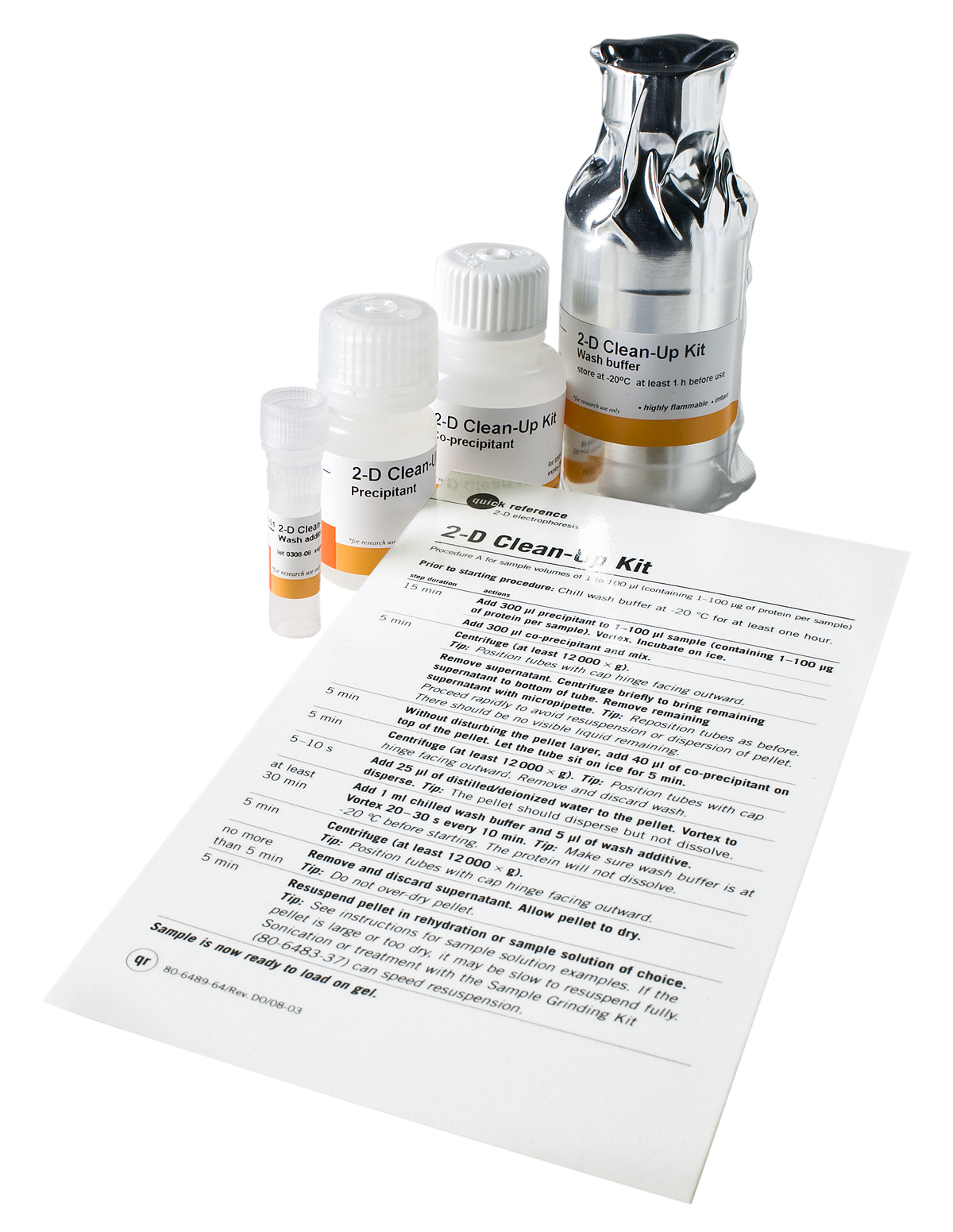 2-D Clean-Up Kit 80648451 - Protein analysis equipment and supplies - Cytiva