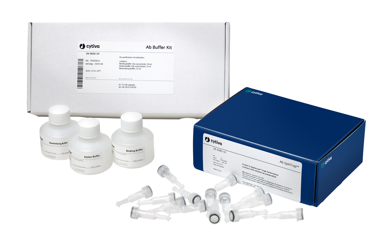 Ab SpinTrap™ columns and buffer kit 28408347 - Chromatography products - Cytiva