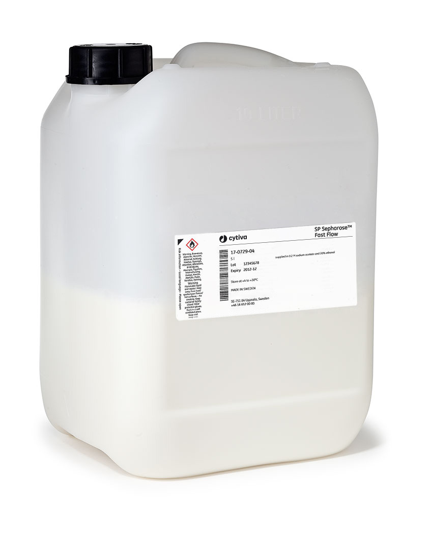 SP Sepharose™ Fast Flow cation exchange chromatography resin 17072910 - Chromatography products - Cytiva