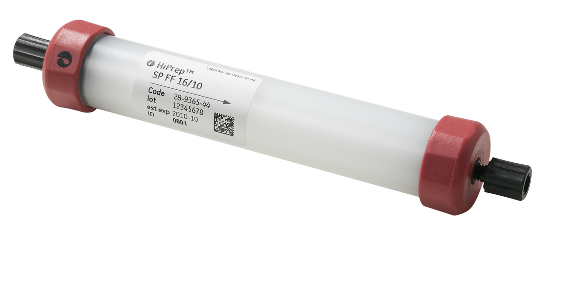 HiPrep™ SP FF cation exchange chromatography column 28936544 - Chromatography products - Cytiva