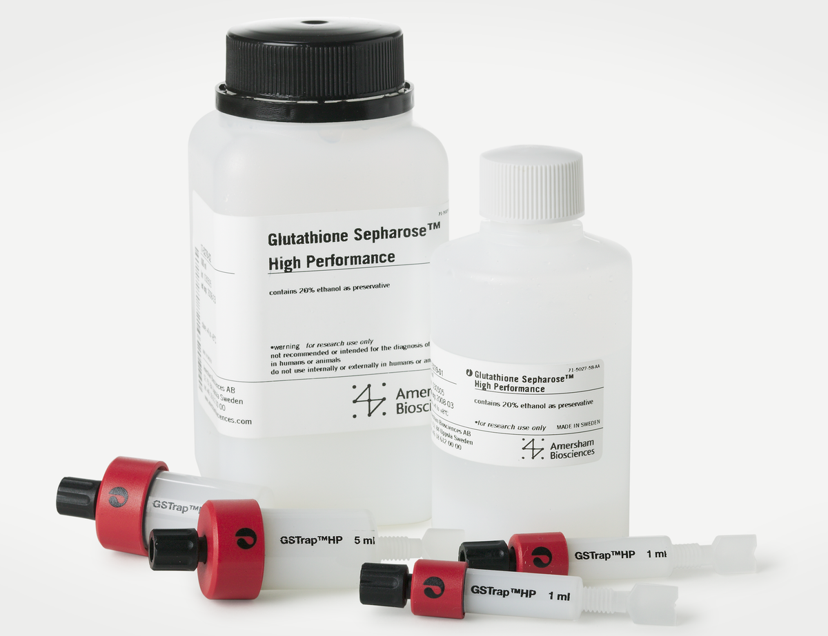 Glutathione Sepharose™ High Performance GST-tagged protein purification resin 17527902 - Chromatography products - Cytiva