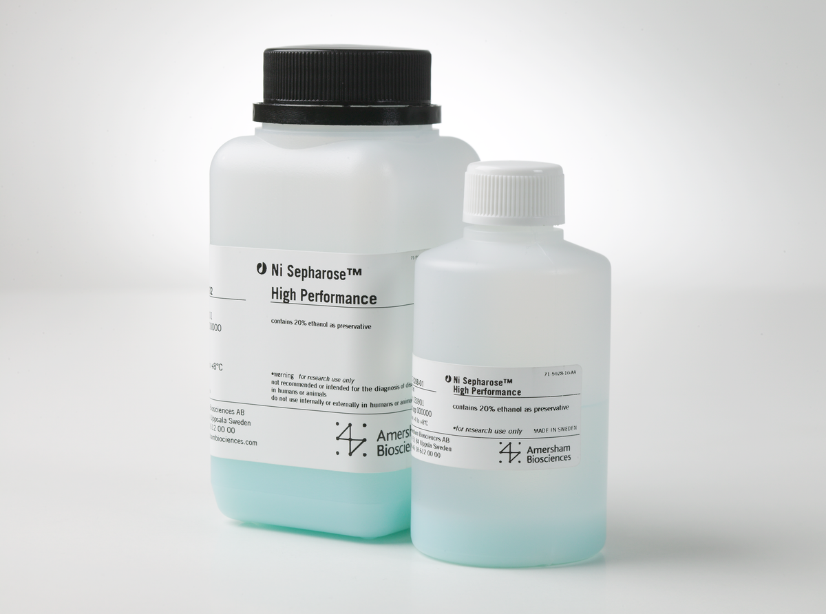 Ni Sepharose™ High Performance histidine-tagged protein purification resin 17526802 - Chromatography products - Cytiva
