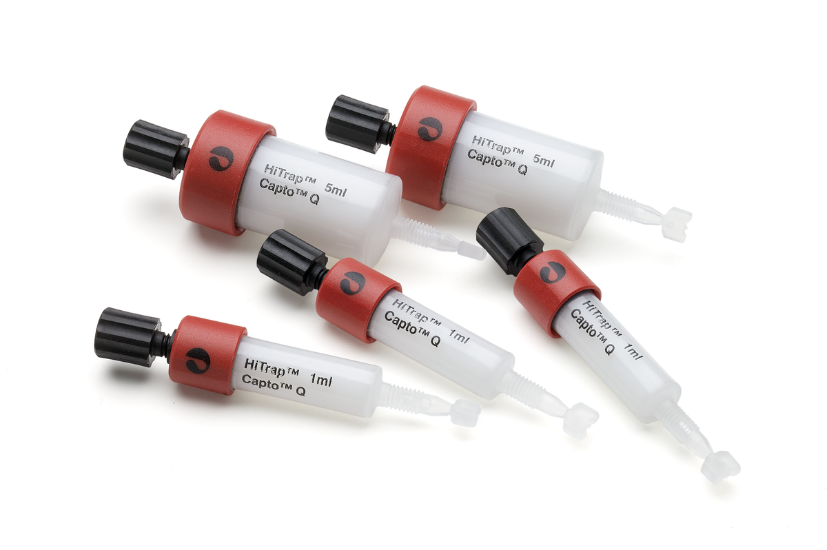 HiTrap Capto™ Q anion exchange chromatography column 11001303 - Chromatography products - Cytiva