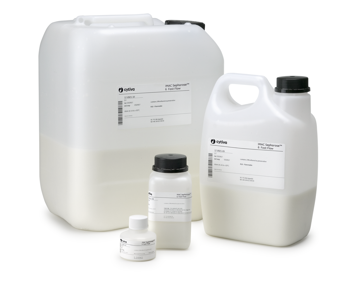 IMAC Sepharose™ 6 Fast Flow resin 17092109 - Chromatography products - Cytiva