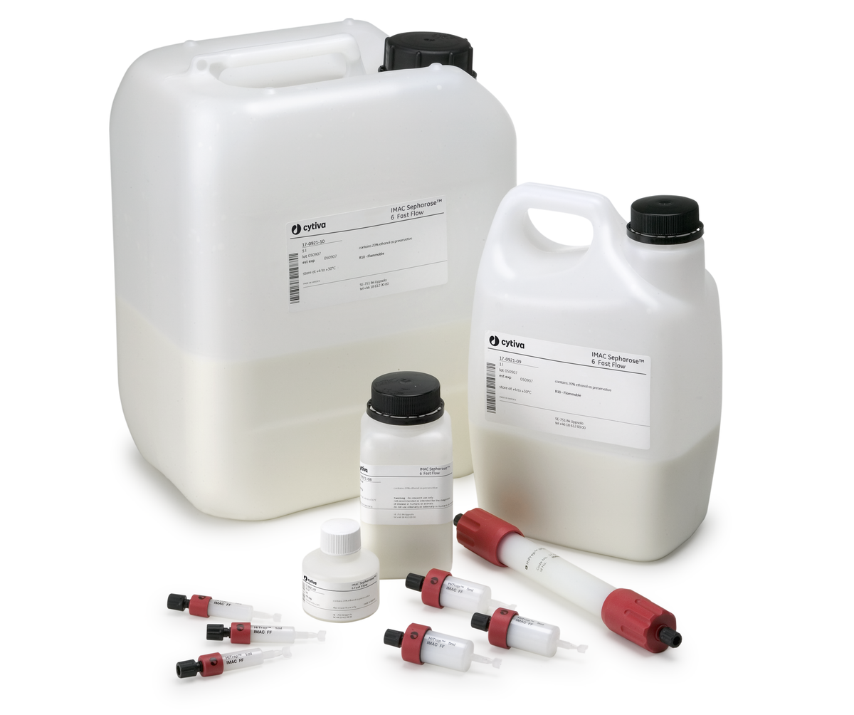 IMAC Sepharose™ 6 Fast Flow resin 17092109 - Chromatography products - Cytiva