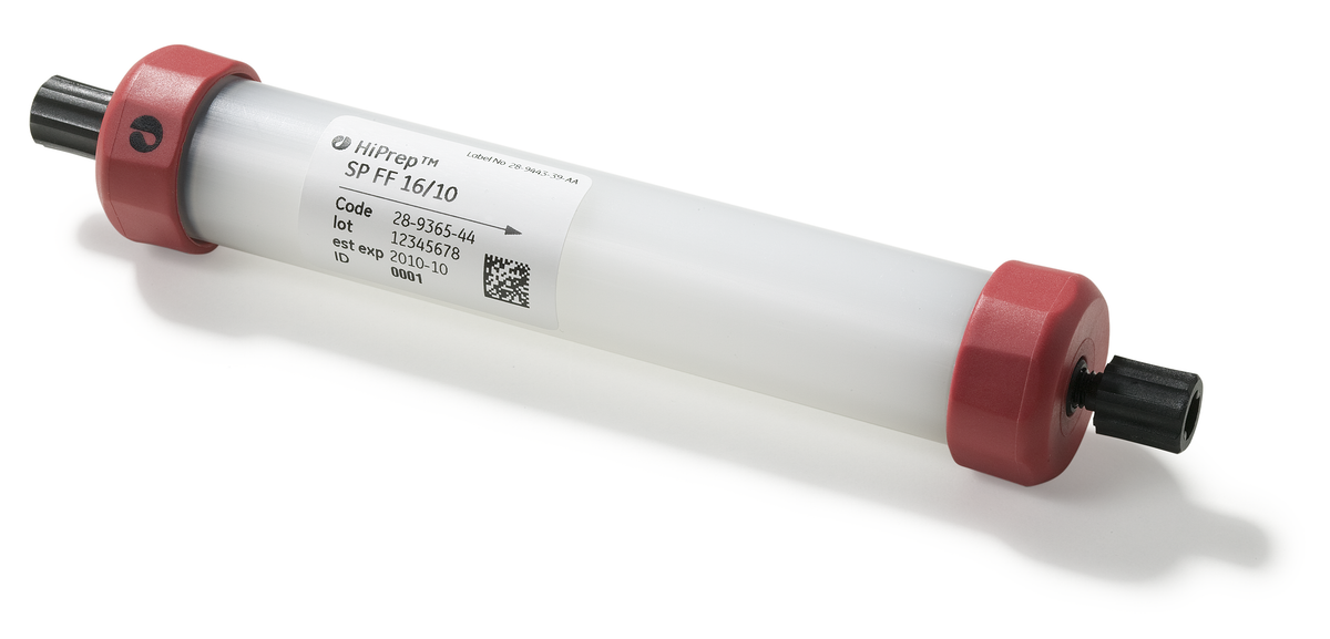 HiPrep™ SP FF cation exchange chromatography column 28936544 - Chromatography products - Cytiva