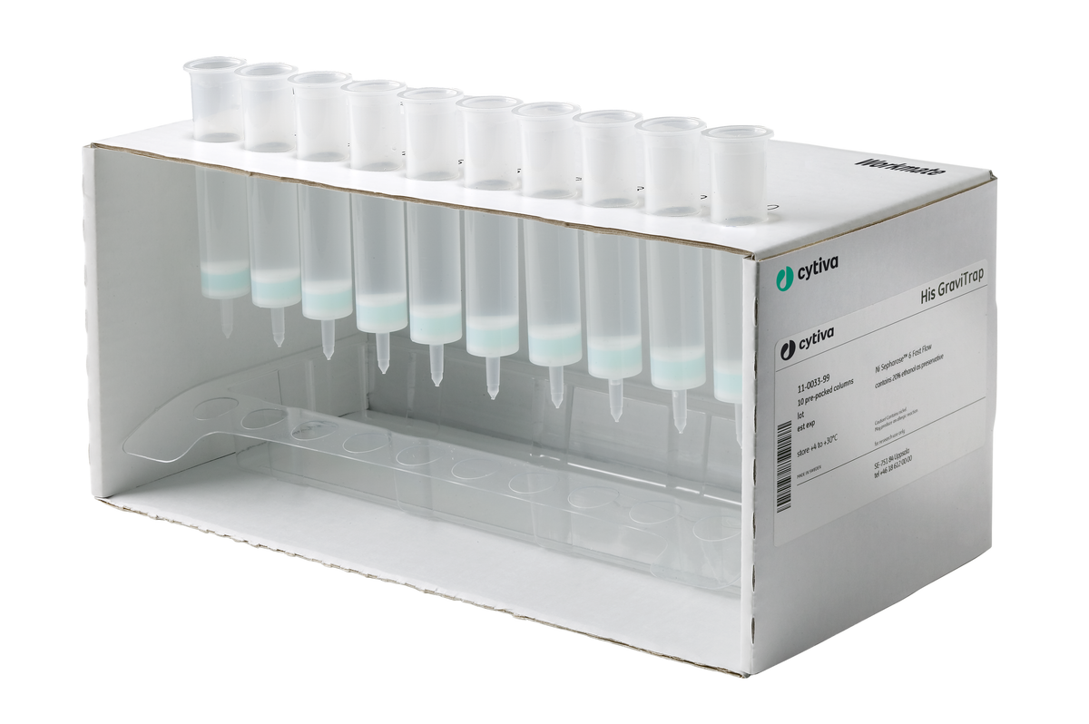 His GraviTrap™ columns 11003399 - Chromatography products - Cytiva