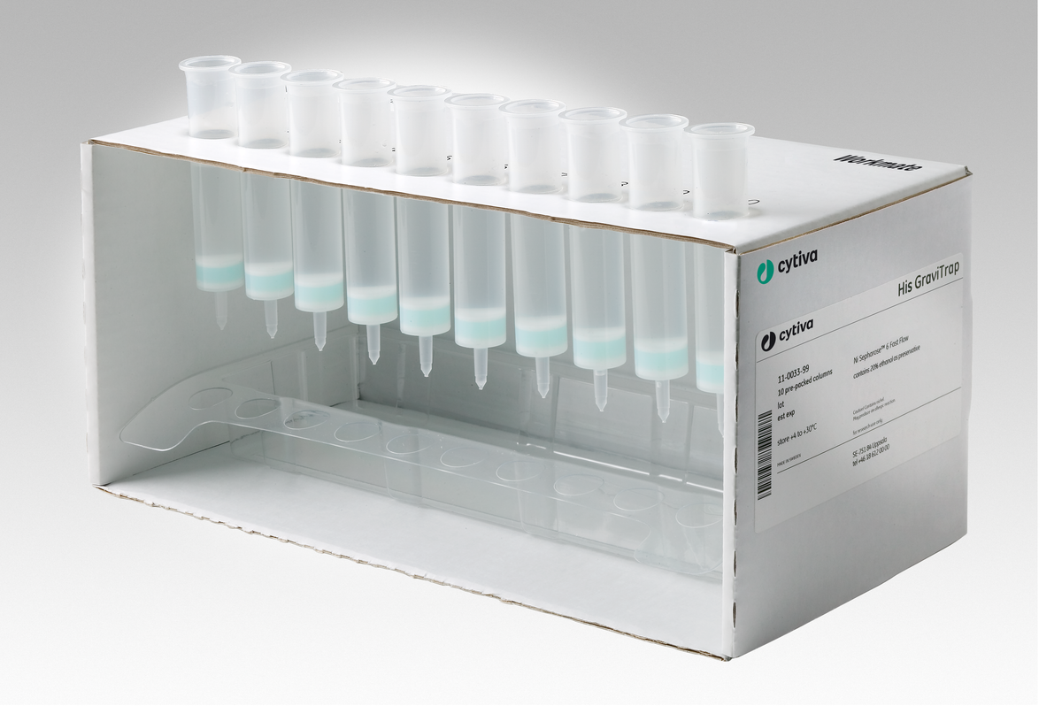 His GraviTrap™ columns 11003399 - Chromatography products - Cytiva