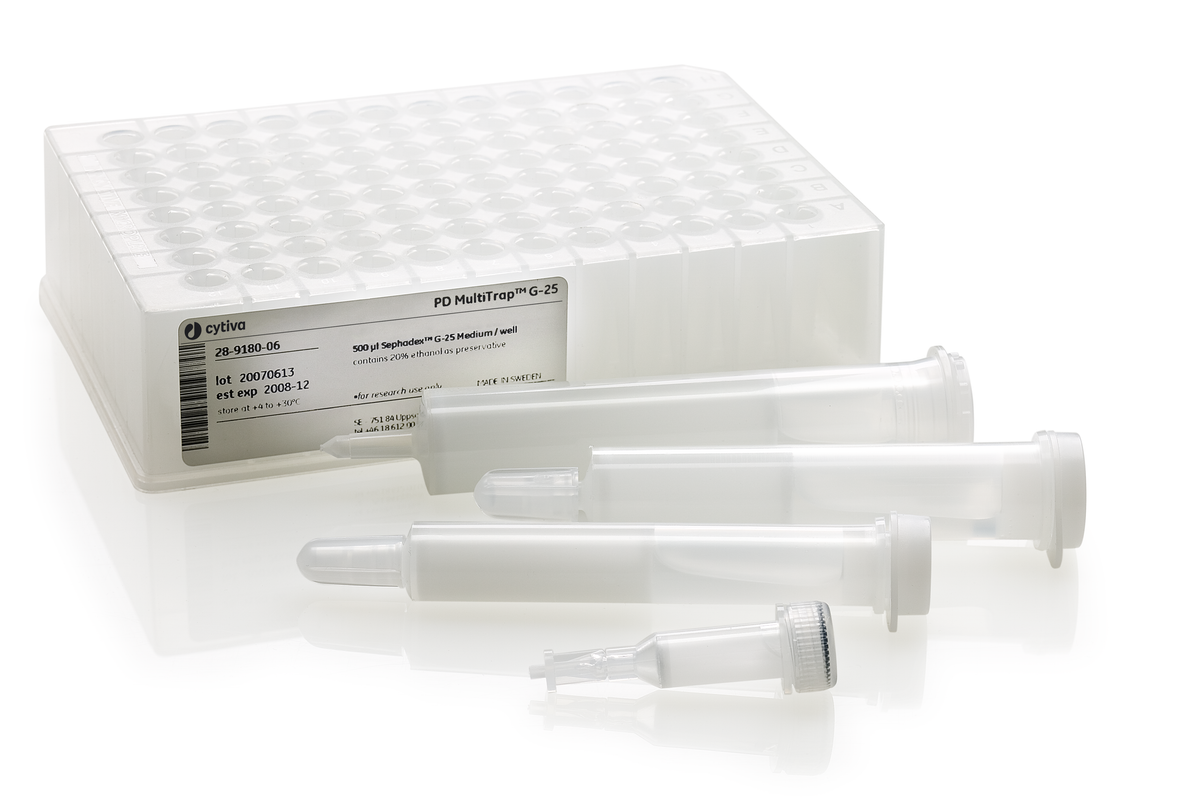 PD MiniTrap™ desalting columns with Sephadex G-25 resin 28918007 - Chromatography products - Cytiva