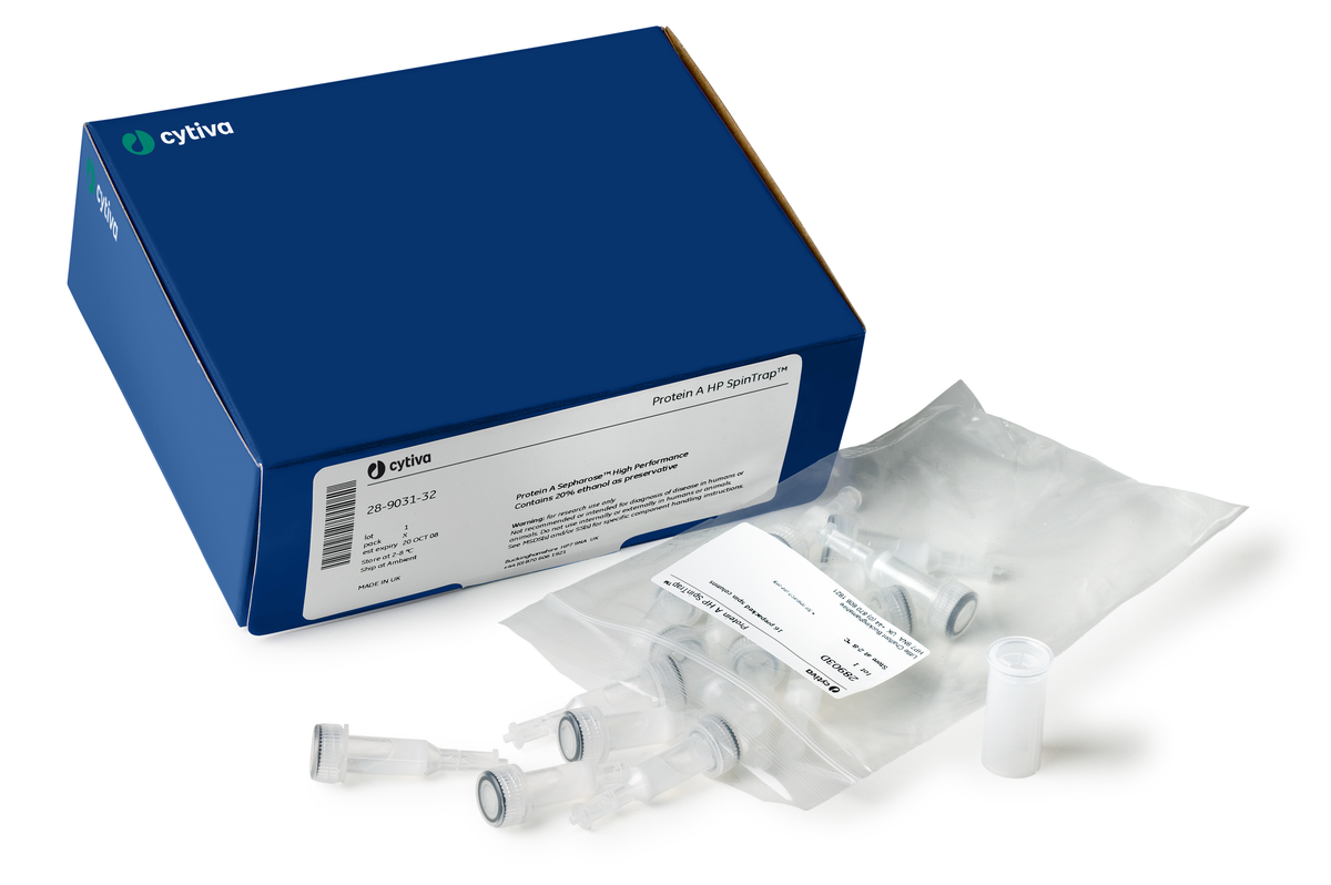 Protein A HP SpinTrap™ for small-scale antibody purification 28903132 - Chromatography products - Cytiva