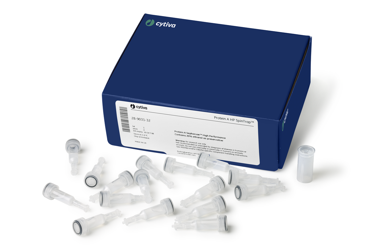 Protein A HP SpinTrap™ for small-scale antibody purification 28903132 - Chromatography products - Cytiva