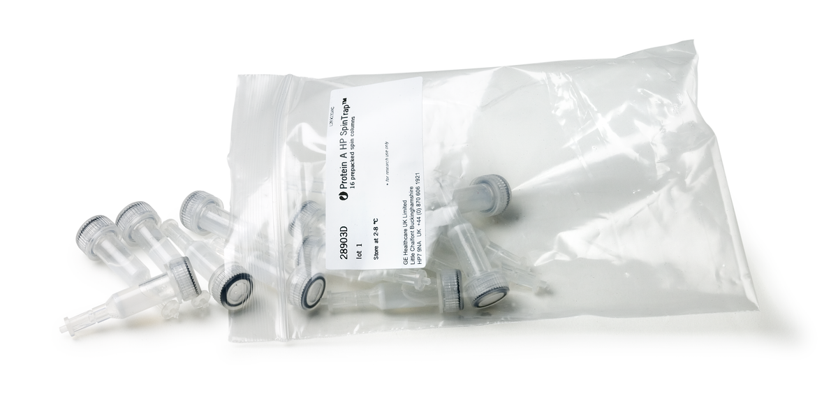 Protein A HP SpinTrap™ for small-scale antibody purification 28903132 - Chromatography products - Cytiva