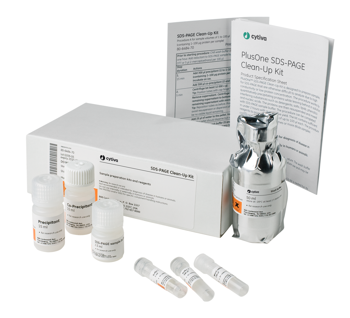 SDS-PAGE Clean-Up Kit 80648470 - Protein analysis equipment and supplies - Cytiva