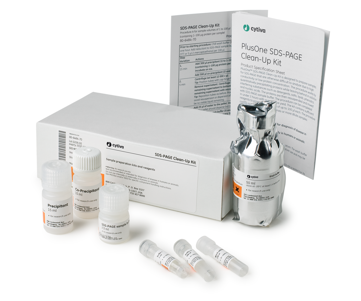 SDS-PAGE Clean-Up Kit 80648470 - Protein analysis equipment and supplies - Cytiva