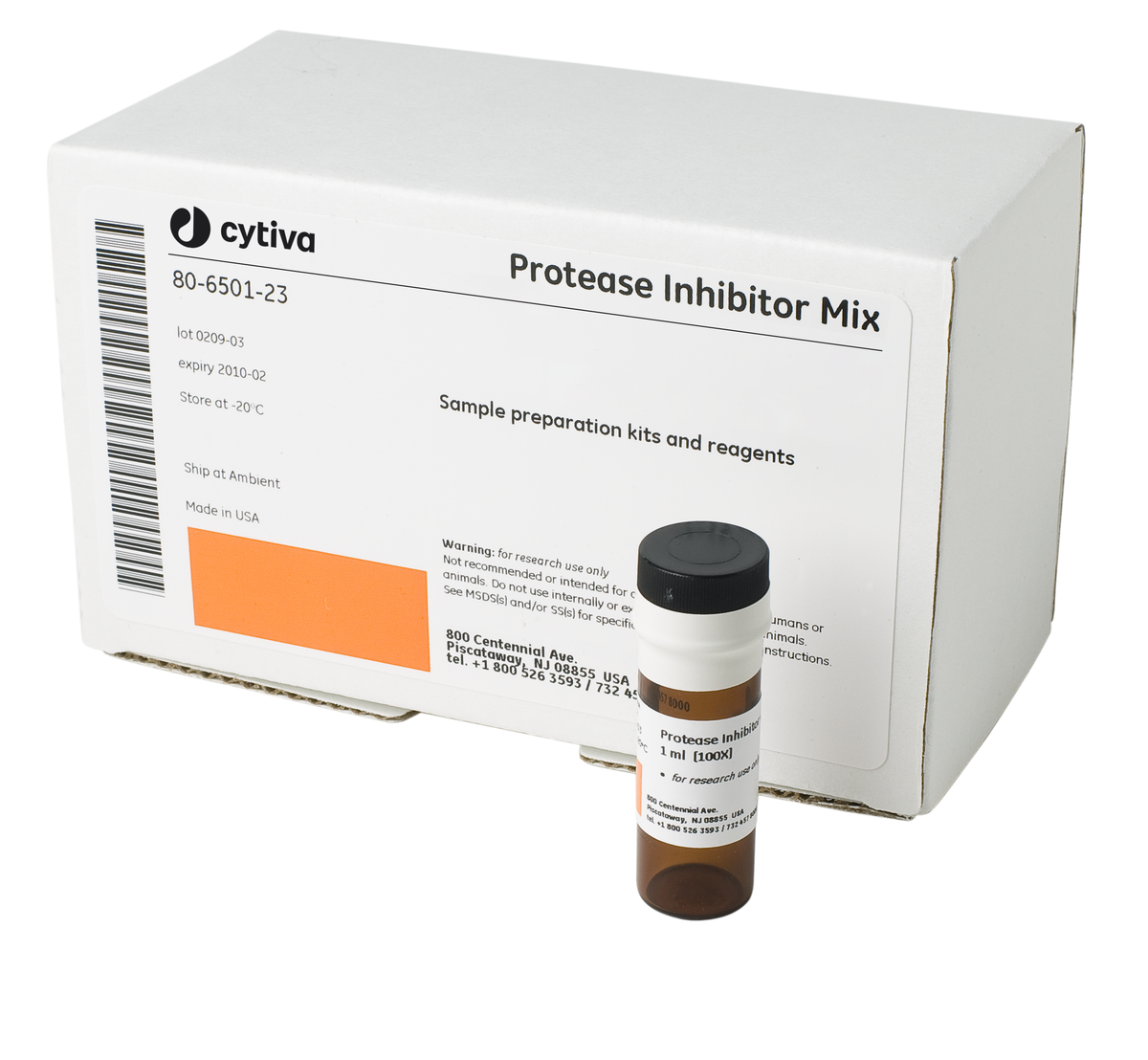 Protease Inhibitor Mix 80650123 - Protein analysis equipment and supplies - Cytiva