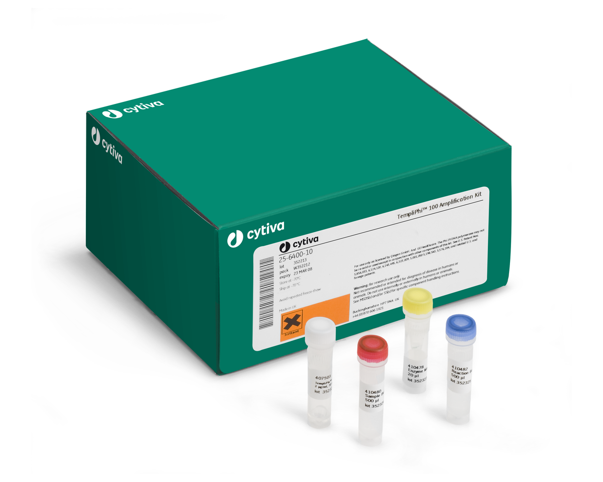 TempliPhi™ 100/500 Amplification Kits 25640010 - Molecular and Immunodiagnostics - Cytiva