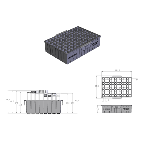 Empty Racks and Refill Systems - Sample Storage Racks - Micronic