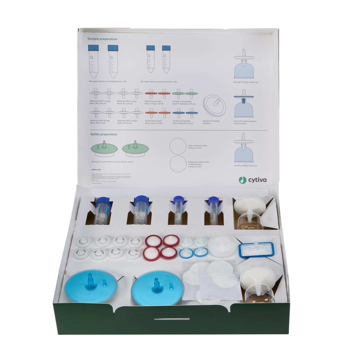Protein chromatography sample and buffer filtration starter kit 2977 - Lab filtration products - Cytiva