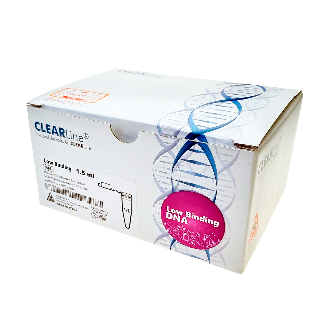 CLEARLine® Low Binding CLEARLock® Microtubes (CL05.0100DLB)