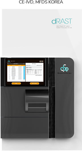 dRAST Rapid Antimicrobial Susceptibility Testing System (QMdRASTR02)