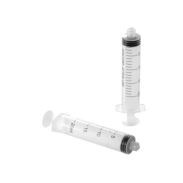 Single-Use 3-Part Luer Lock Syringe without Needle, 3-50 ml (E20LLWO)