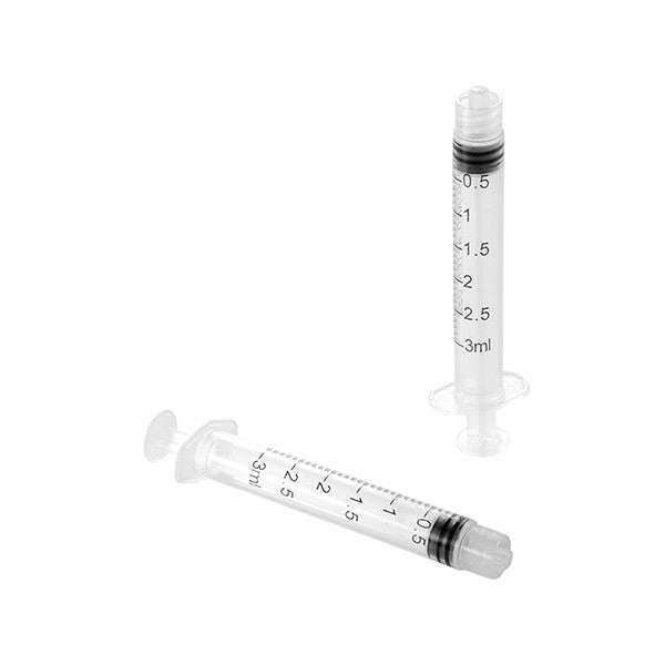 Single-Use 3-Part Luer Lock Syringe without Needle, 3-50 ml (E3LLWO)