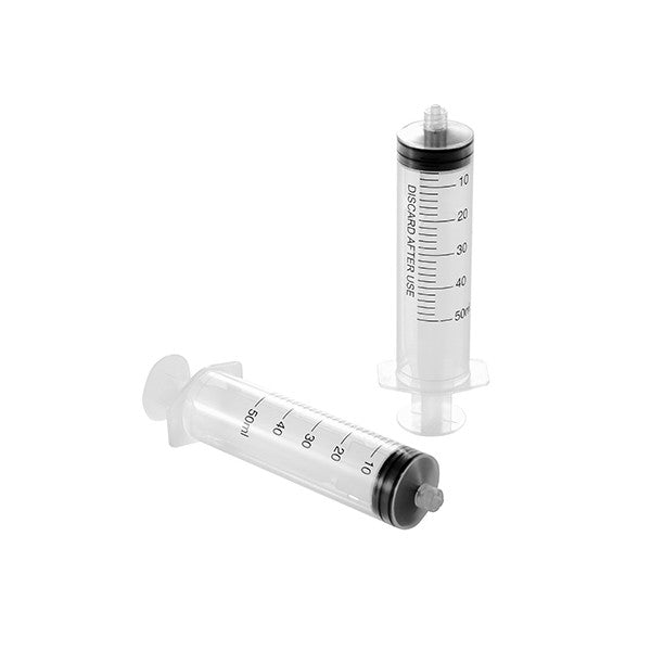 Single-Use 3-Part Luer Lock Syringe without Needle, 3-50 ml (E50LLWO)