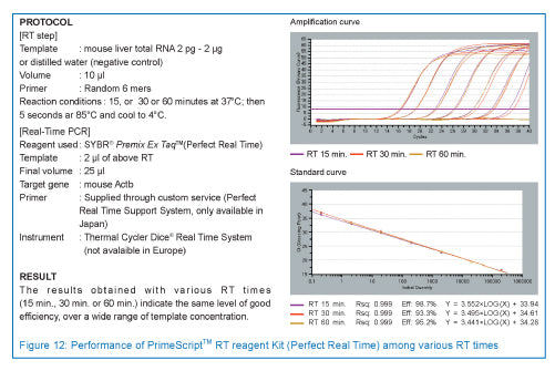 PrimeScript™ RT Reagent Kit (Perfect Real Time) RR037B - Real-time PCR - Takara Bio