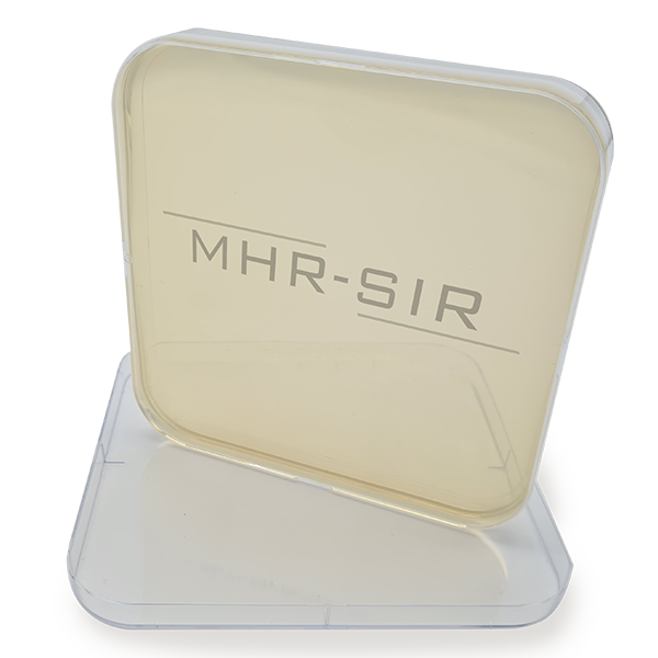 MHR-SIR Rapid Mueller Hinton Agar for 6-8 Hour Antibiograms, 120 mm Square Plates, Box of 20 (20502)