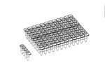 Tear-off 4-tube Mat, 0.2 ml, RP, FD – RP,UC,4 -Tube Strip Tear Off Mat 96 well format ( 24 x 4) Firm Deck with Lip K1251FD…