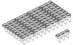 Tear-off 3-tube Mat, 0,1 ml, LP, B – LP,UC,3 -Tube Strip Tear Off Mat 96 well format ( 32 x 3) Blunt end K33121 - BIOplastics