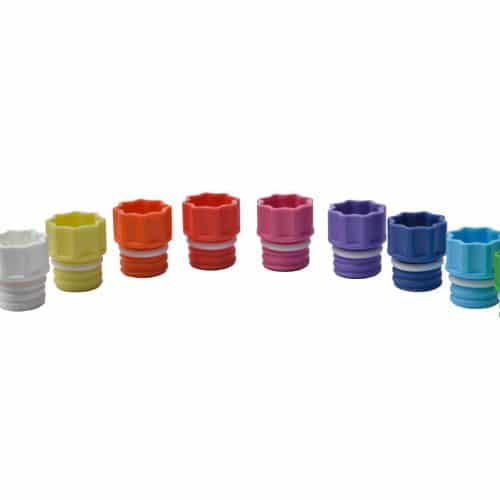 Screw Caps Classic for internally threaded tubes in 96-well format - Sample Storage Caps - Micronic