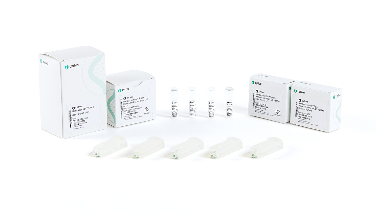 Hepato9 mRNA transfection kit 29873659 - Lipid nanoparticle instruments and reagents - Cytiva