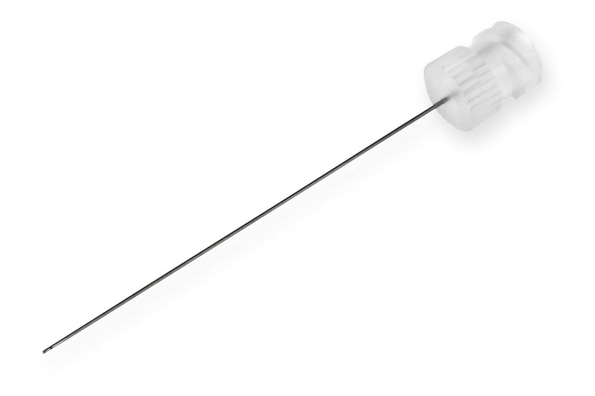 26s gauge, Kel-F Hub Needle (KF) 7746-12 - Lab Needles - Hamilton Company