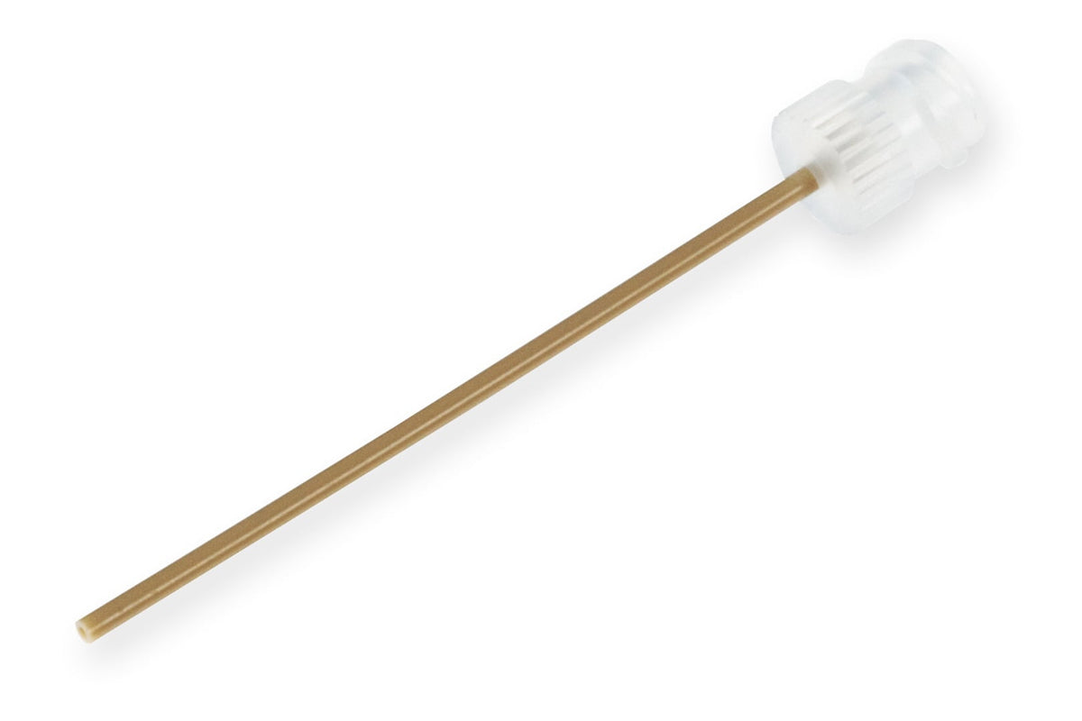 1.57 mm OD / 0.76 mm ID, PEEK, Kel-F Hub Needle (KF) 8649-01 - Lab Needles - Hamilton Company