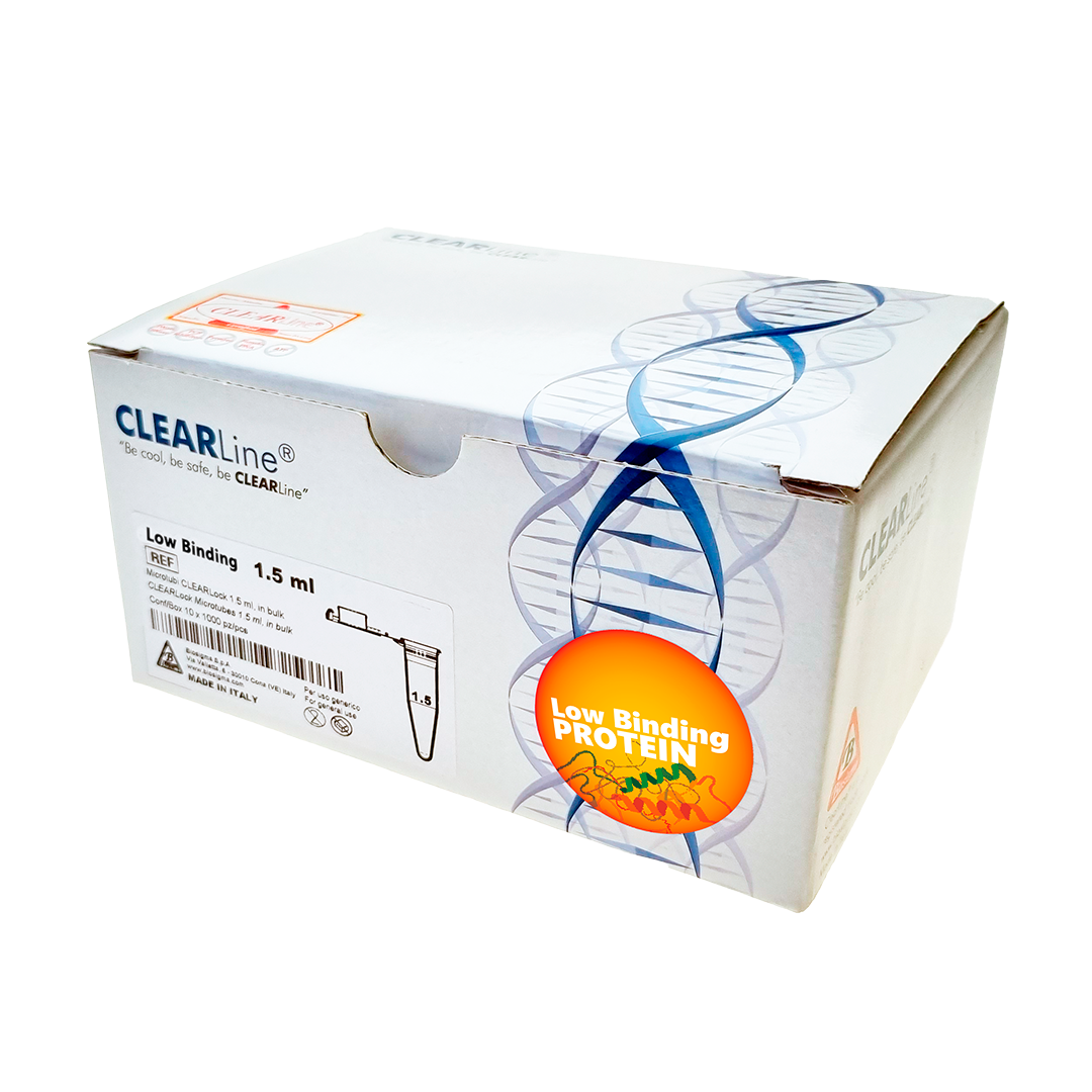 CLEARLine® Low Binding CLEARLock® Microtubes (CL05.0100DLB)