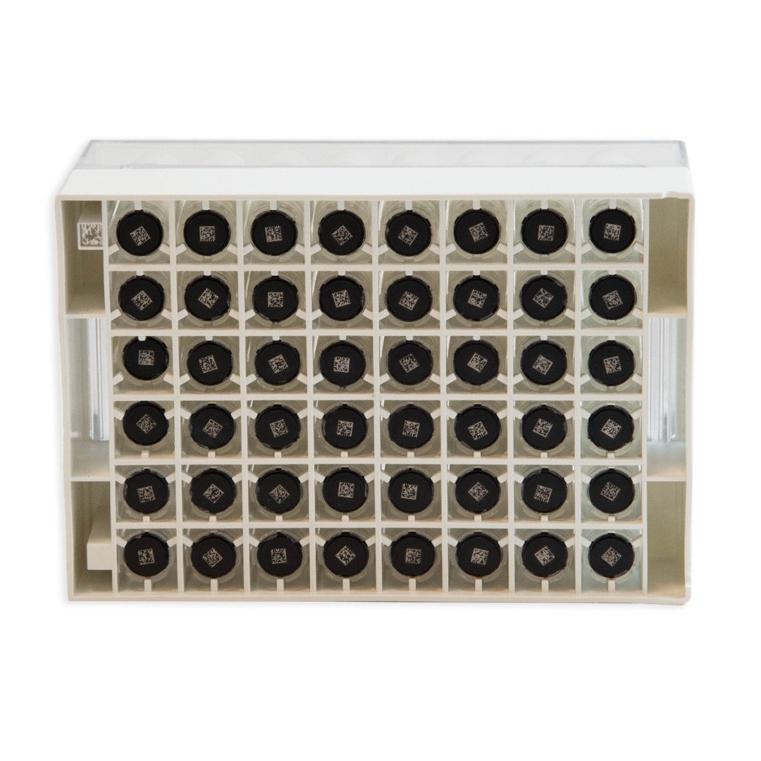48-Place SBS Racks Pre-filled with CryoGen® 2D Tubes (BSM58048LE)
