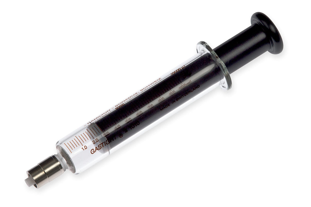 10 mL, Gastight, Instrument Syringe, PTFE Luer Lock (TLL) 203270 - Lab Syringes - Hamilton Company