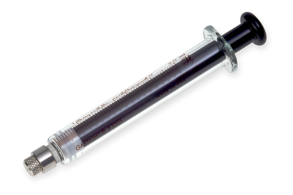 5 mL Gastight Syringe, Removable Needle (RN) 7651-01 - Lab Syringes - Hamilton Company