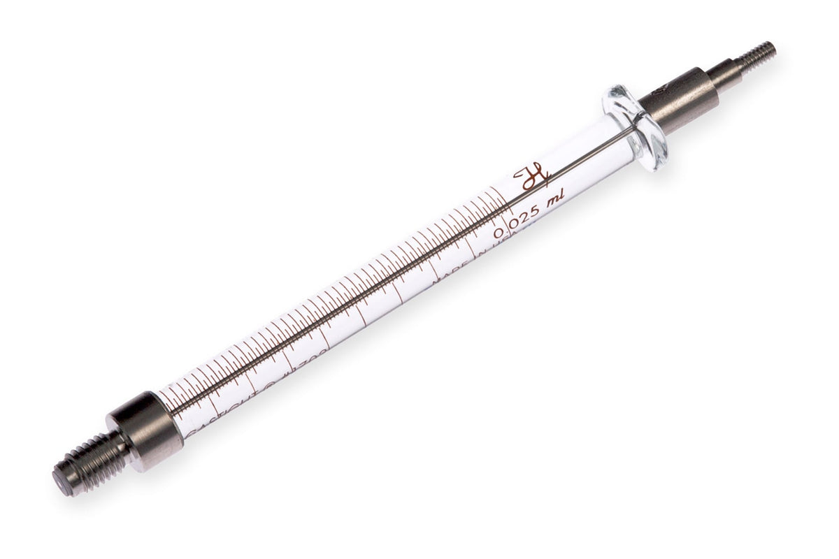 25 µL, Gastight Waters Autosampler Syringe, ChemSeal (C, 1/4"-28) 80020 - Lab Syringes - Hamilton Company