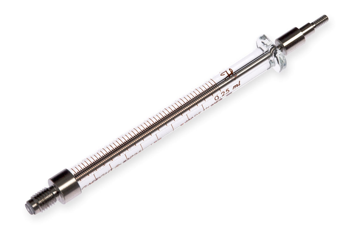 250 µL, Gastight Waters Autosampler Syringe, ChemSeal (C, 1/4"-28) 80024 - Lab Syringes - Hamilton Company