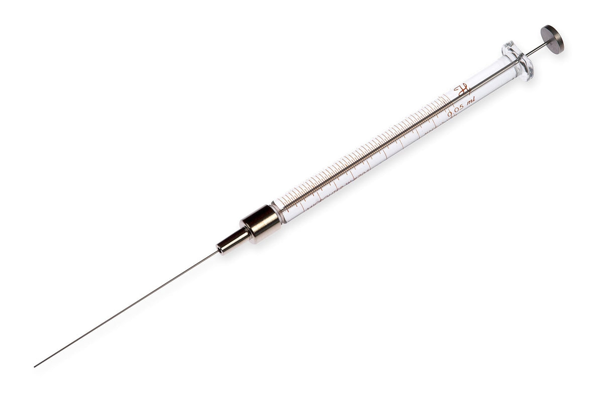 50 µL, Microliter Carbon Analyzer Syringe, Cemented Needle (N) 80551 - Lab Syringes - Hamilton Company